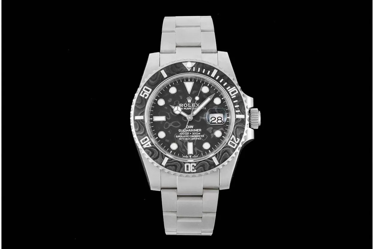 Submariner DIW 40mm 904L SS / SS Carbon Dial VSF VS3135 - Image 3