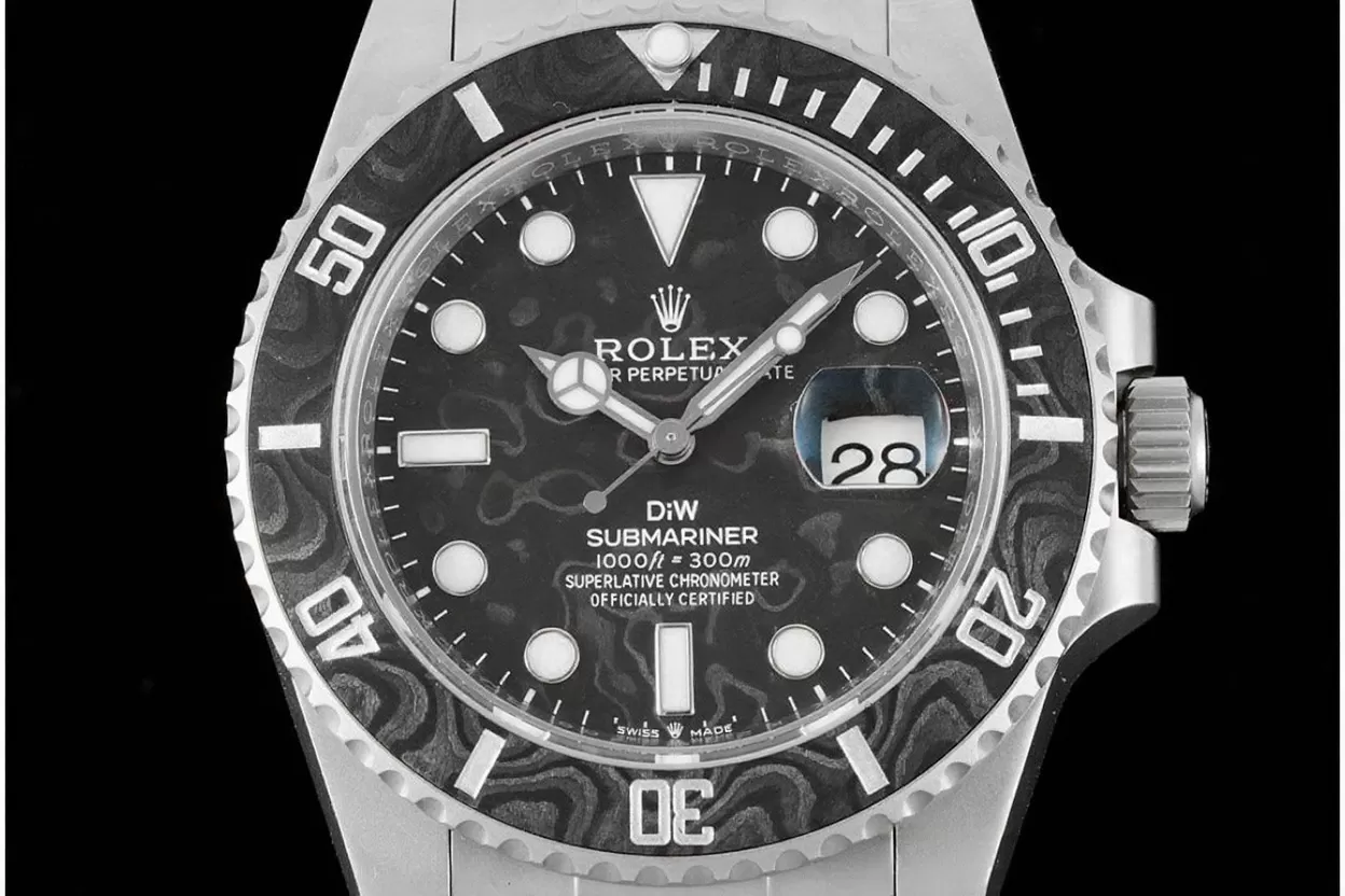 Submariner DIW 40mm 904L SS / SS Carbon Dial VSF VS3135 - Image 2
