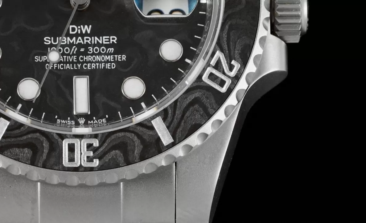 Submariner DIW 40mm 904L SS / SS Carbon Dial VSF VS3135 - Image 6