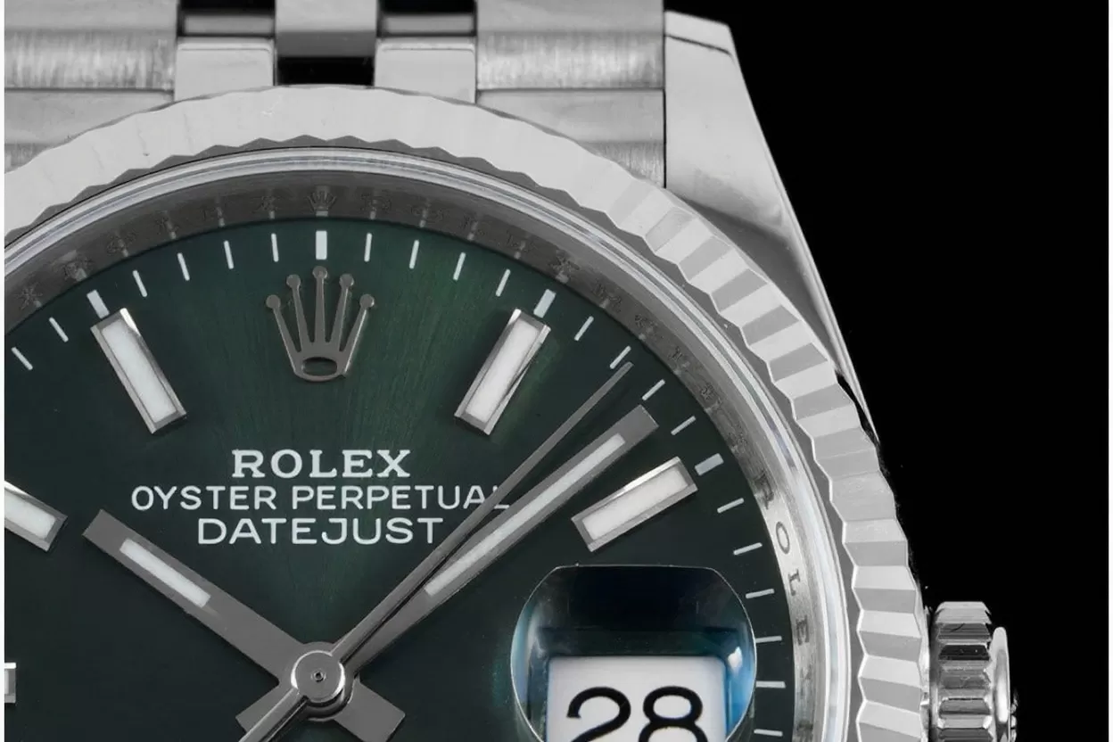 Datejust 126234 36mm Jub SS / SS Green / Stk VSF DD3235 - Image 4