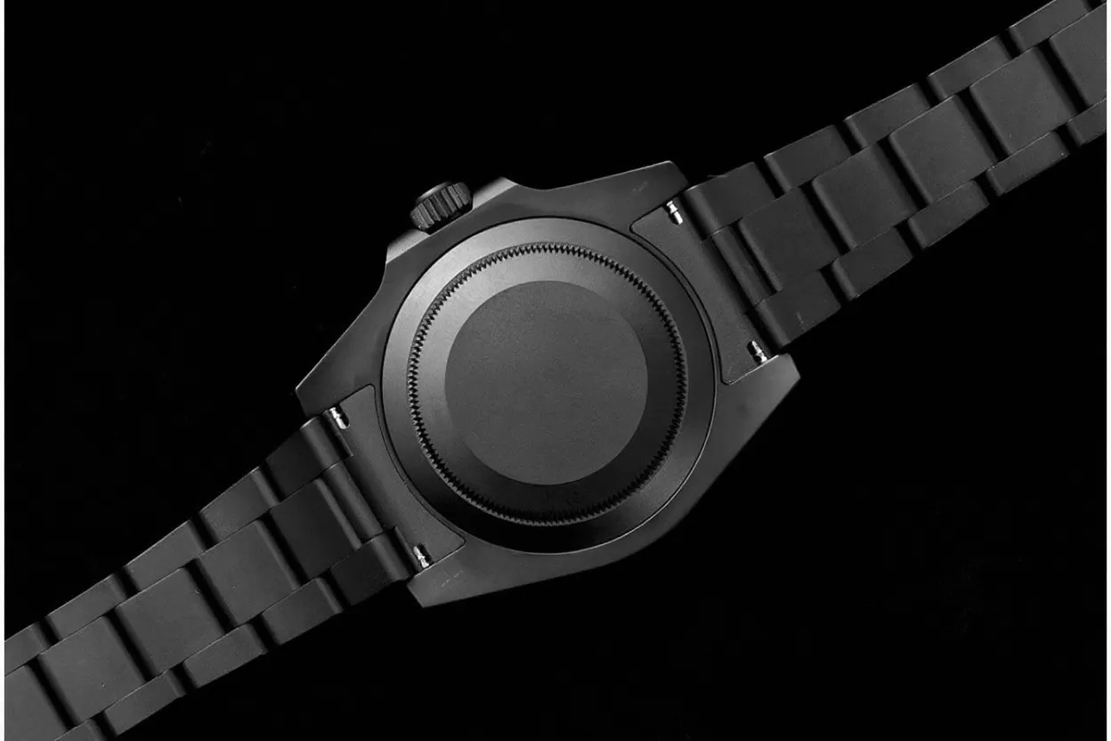 Submariner DIW 40mm 904L DLC / DLC Blue / Blk Dial VSF VS3135 - Image 7