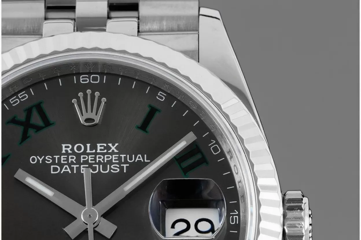 Datejust 126234 36mm Wimbledon Jub SS / SS Grey / Rmn VSF DD3235 - Image 5