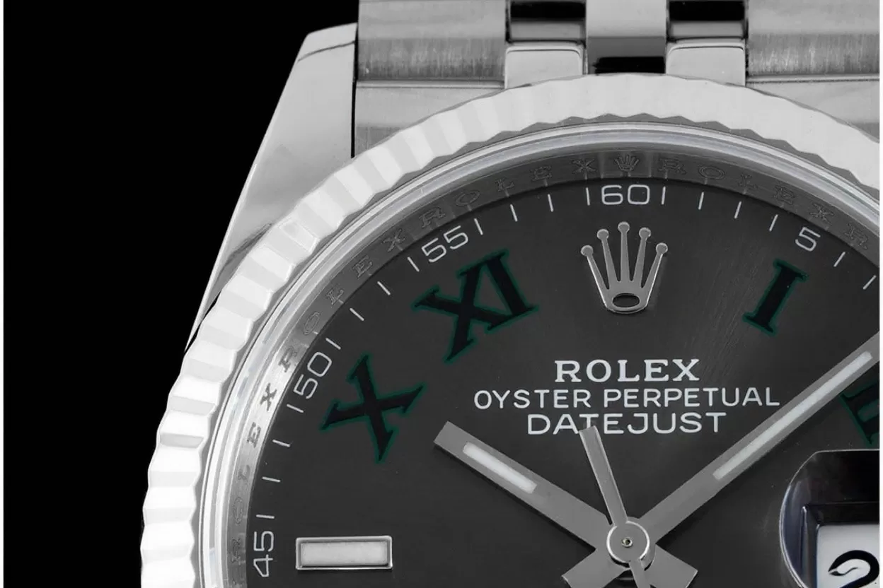 Datejust 126234 36mm Wimbledon Jub SS / SS Grey / Rmn VSF DD3235 - Image 4