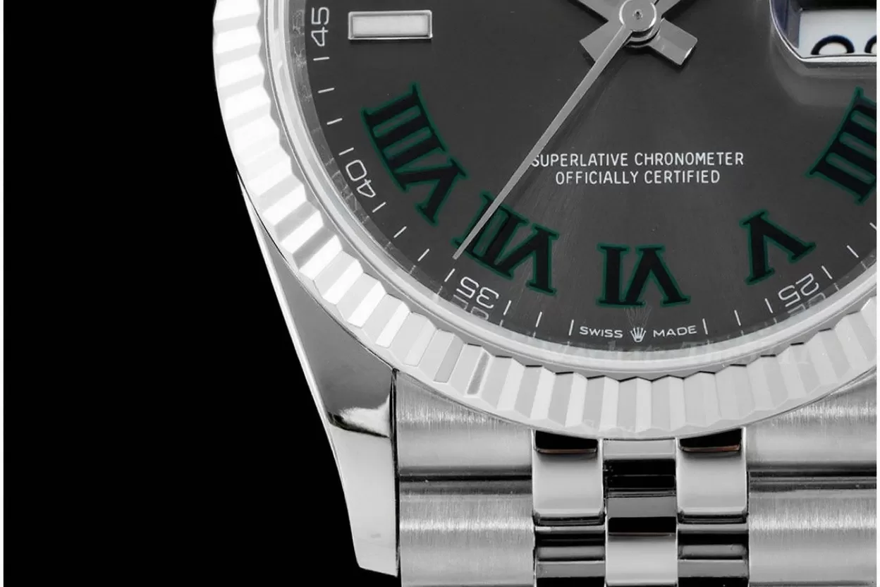 Datejust 126234 36mm Wimbledon Jub SS / SS Grey / Rmn VSF DD3235 - Image 6