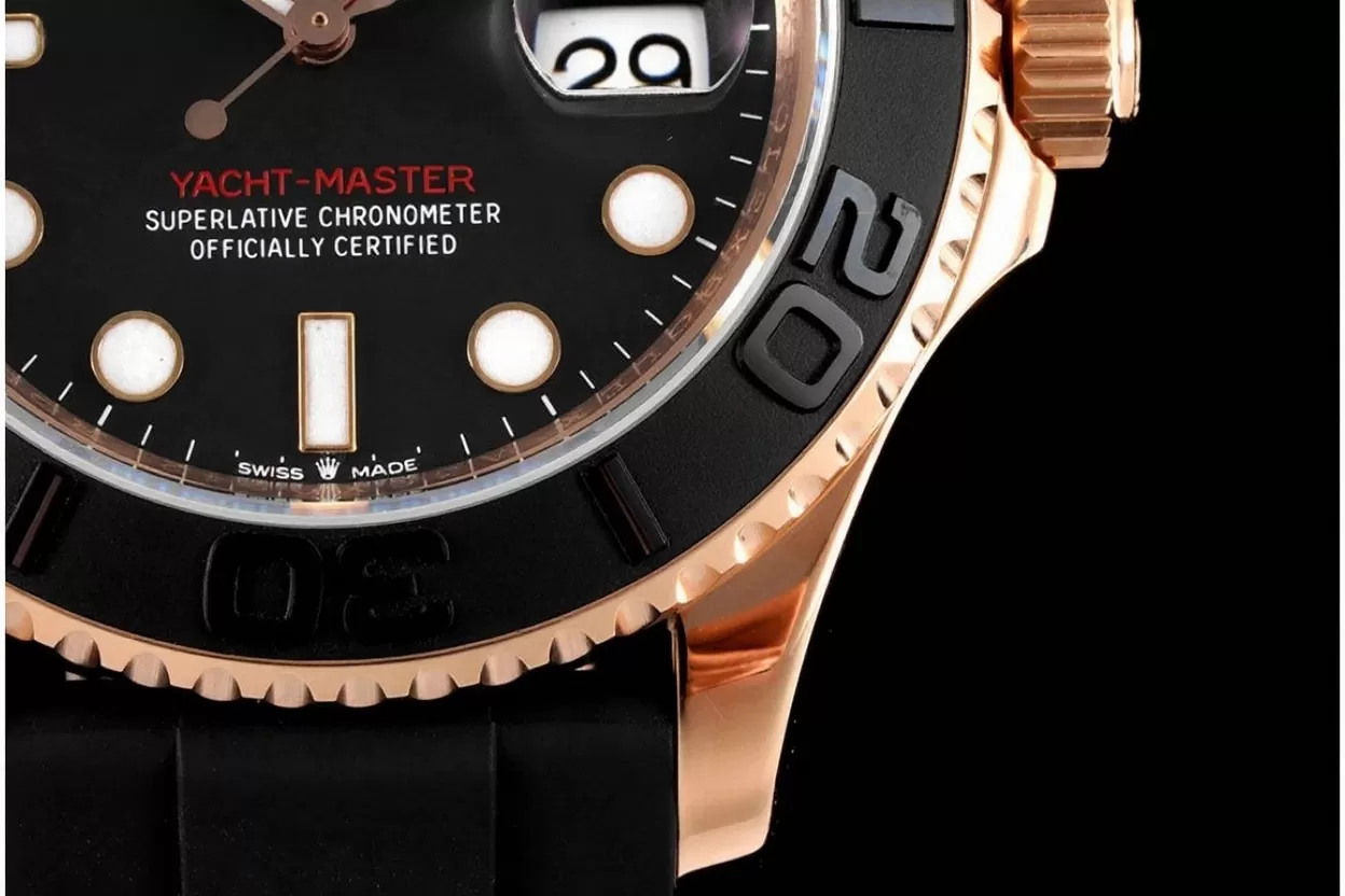 Yacht ?C Master 126655 40mm RG / RU Black / Dot VSF DD3235 - Image 5