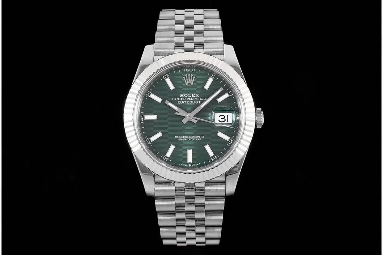 Datejust 126334 41mm Jub SS / SS Green Textured Dial VSF DD3235 - Image 3