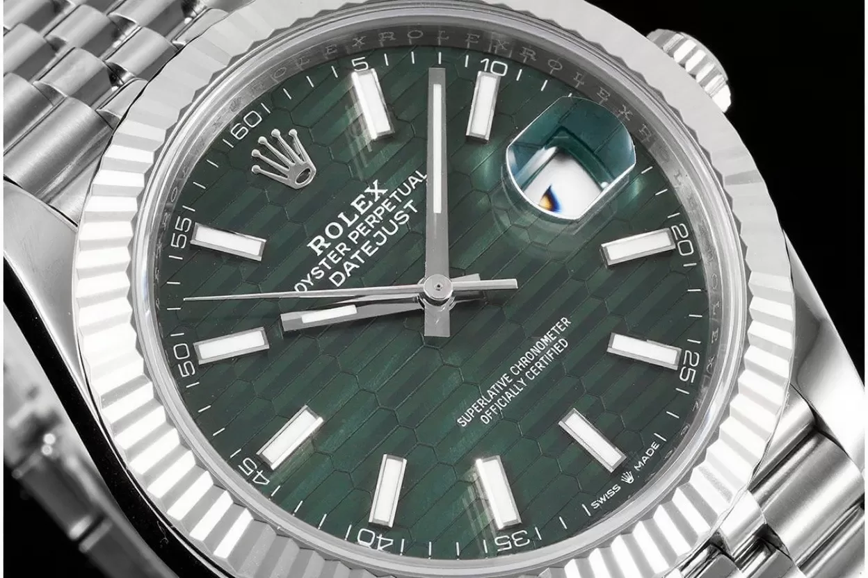 Datejust 126334 41mm Jub SS / SS Green Textured Dial VSF DD3235 - Image 4