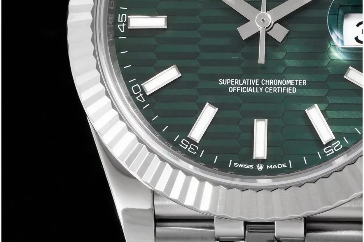 Datejust 126334 41mm Jub SS / SS Green Textured Dial VSF DD3235 - Image 6