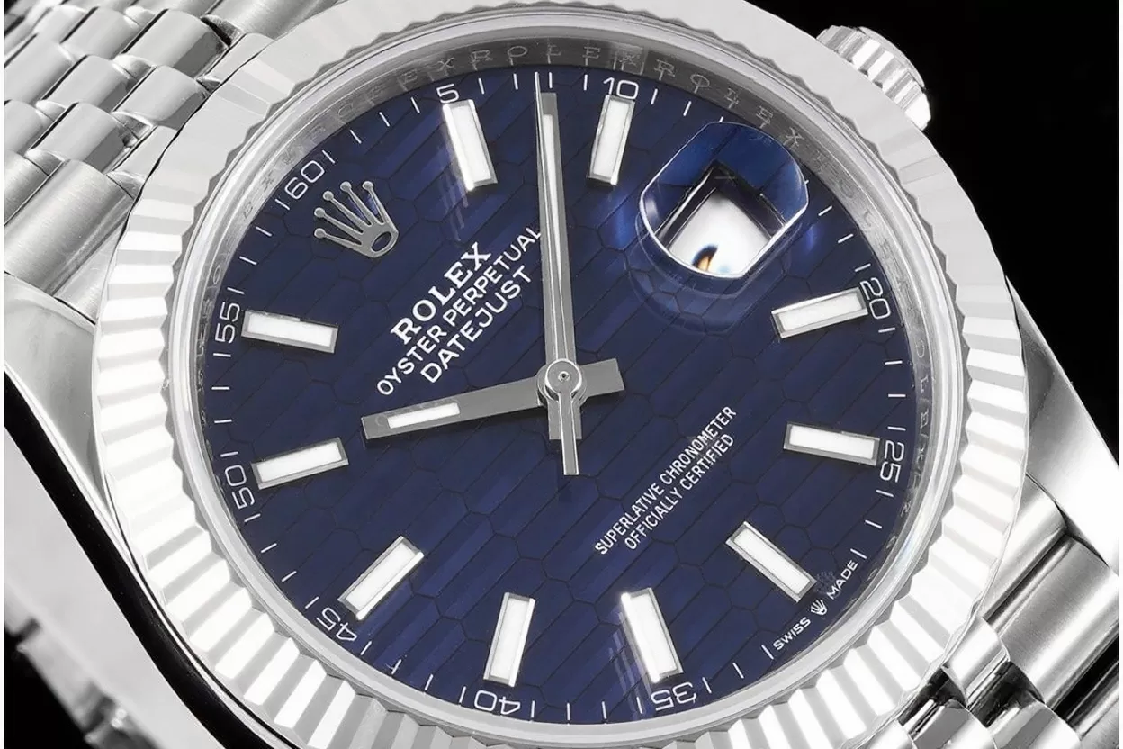 Datejust 126334 41mm Jub SS / SS Blue Textured Dial VSF DD3235 - Image 4