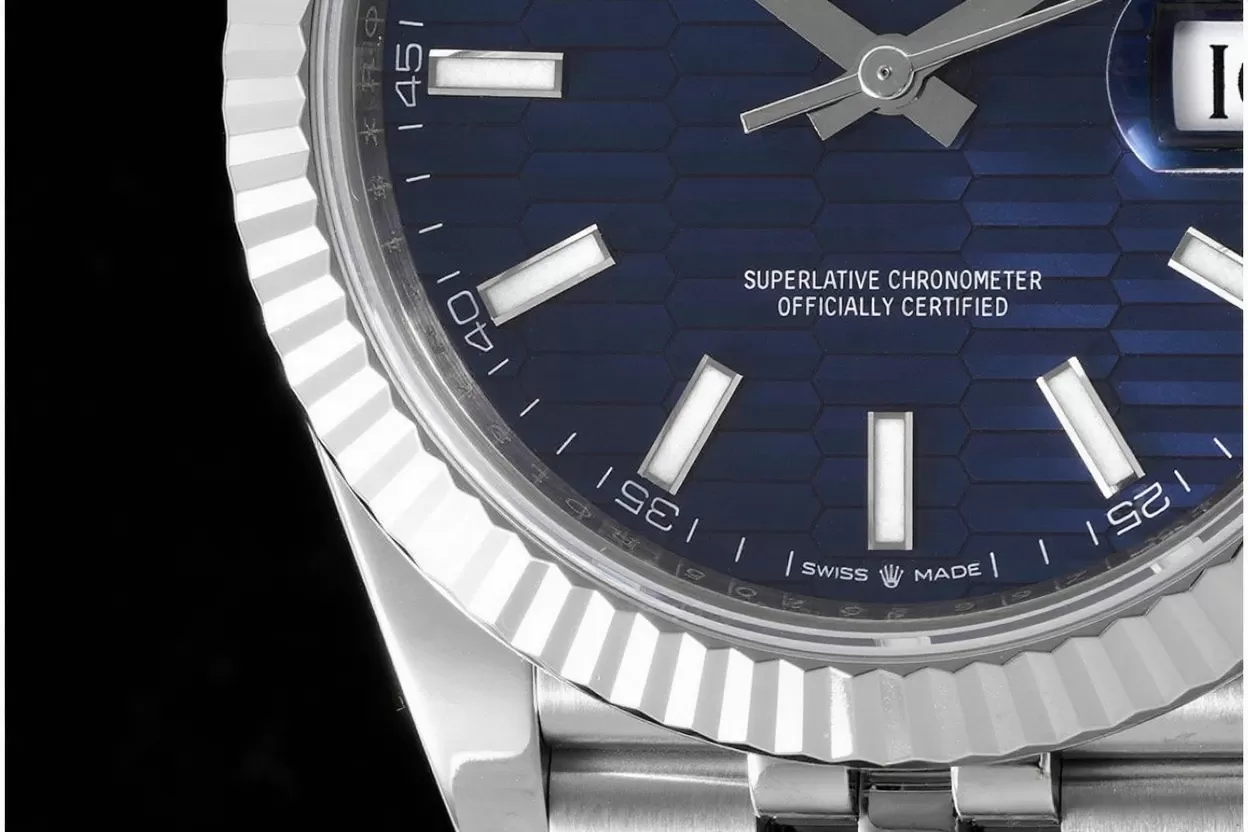 Datejust 126334 41mm Jub SS / SS Blue Textured Dial VSF DD3235 - Image 8