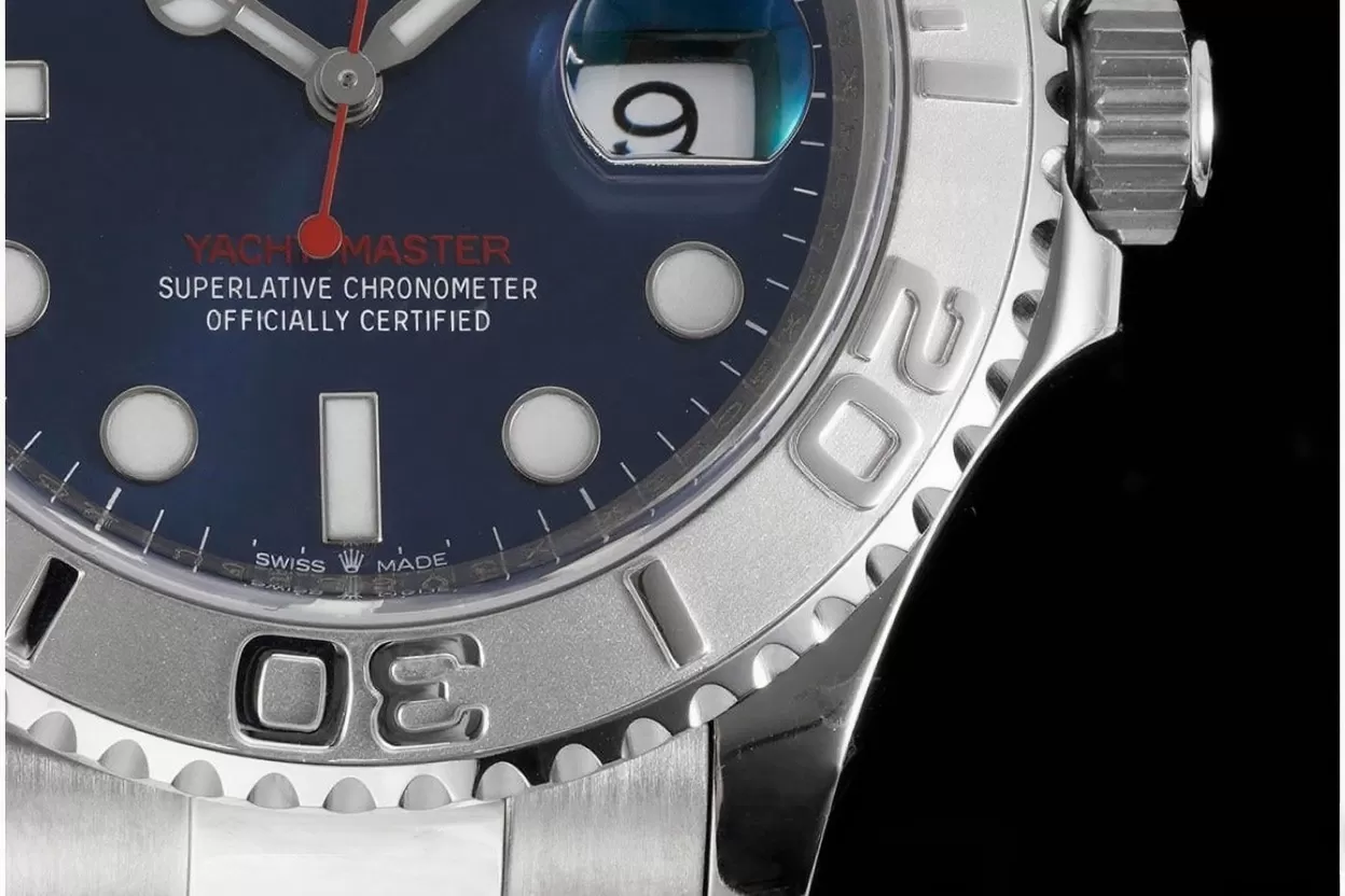 Yacht ?C Master 126622 40mm SS / SS Blue / Dot VSF DD3235 - Image 8