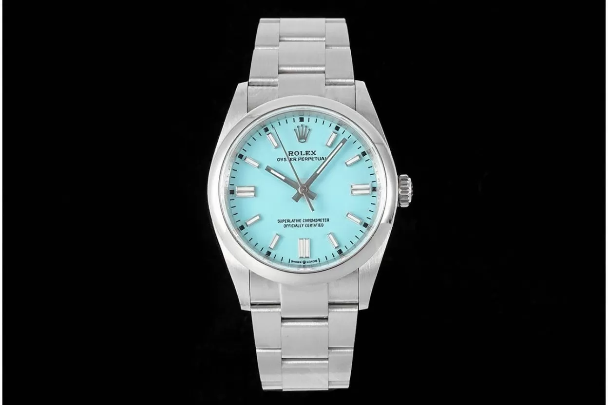 Oyster Perpetual 126000 36mm SS / SS Tiffany Blue VSF VS3230 Super Clone - Image 2