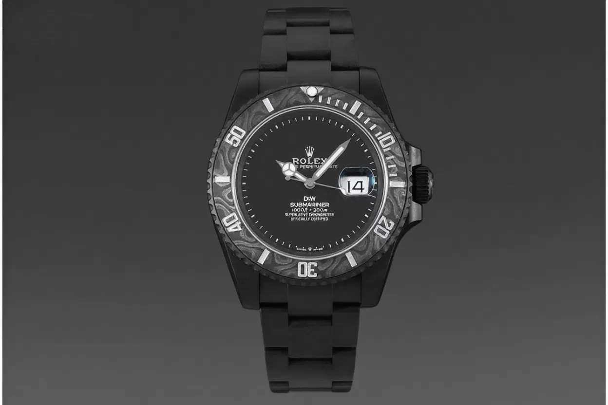 Submariner DIW 40mm 904L DLC / DLC Black Dial VSF VS3135
