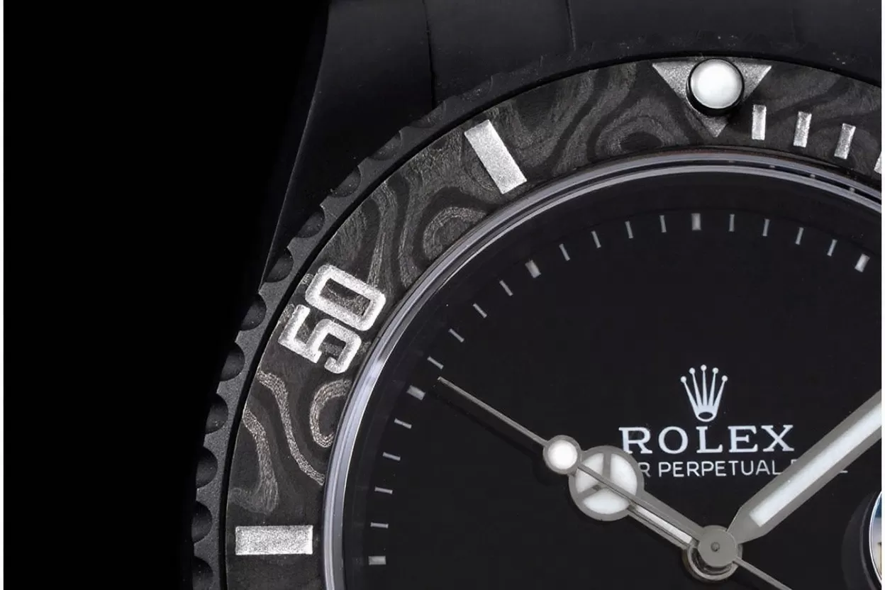 Submariner DIW 40mm 904L DLC / DLC Black Dial VSF VS3135 - Image 5