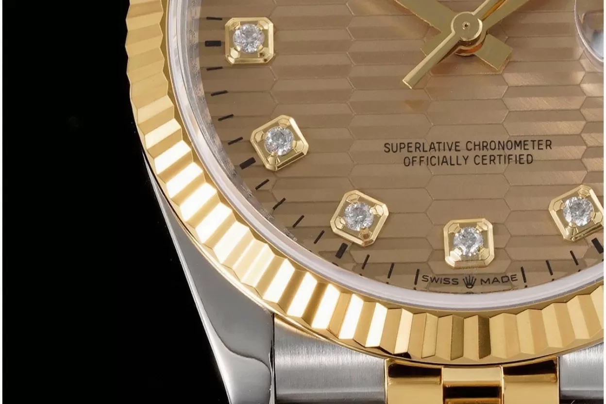 Datejust 126233 36mm Jub YG / SS Textured Gold / Dia VSF DD3235 - Image 4