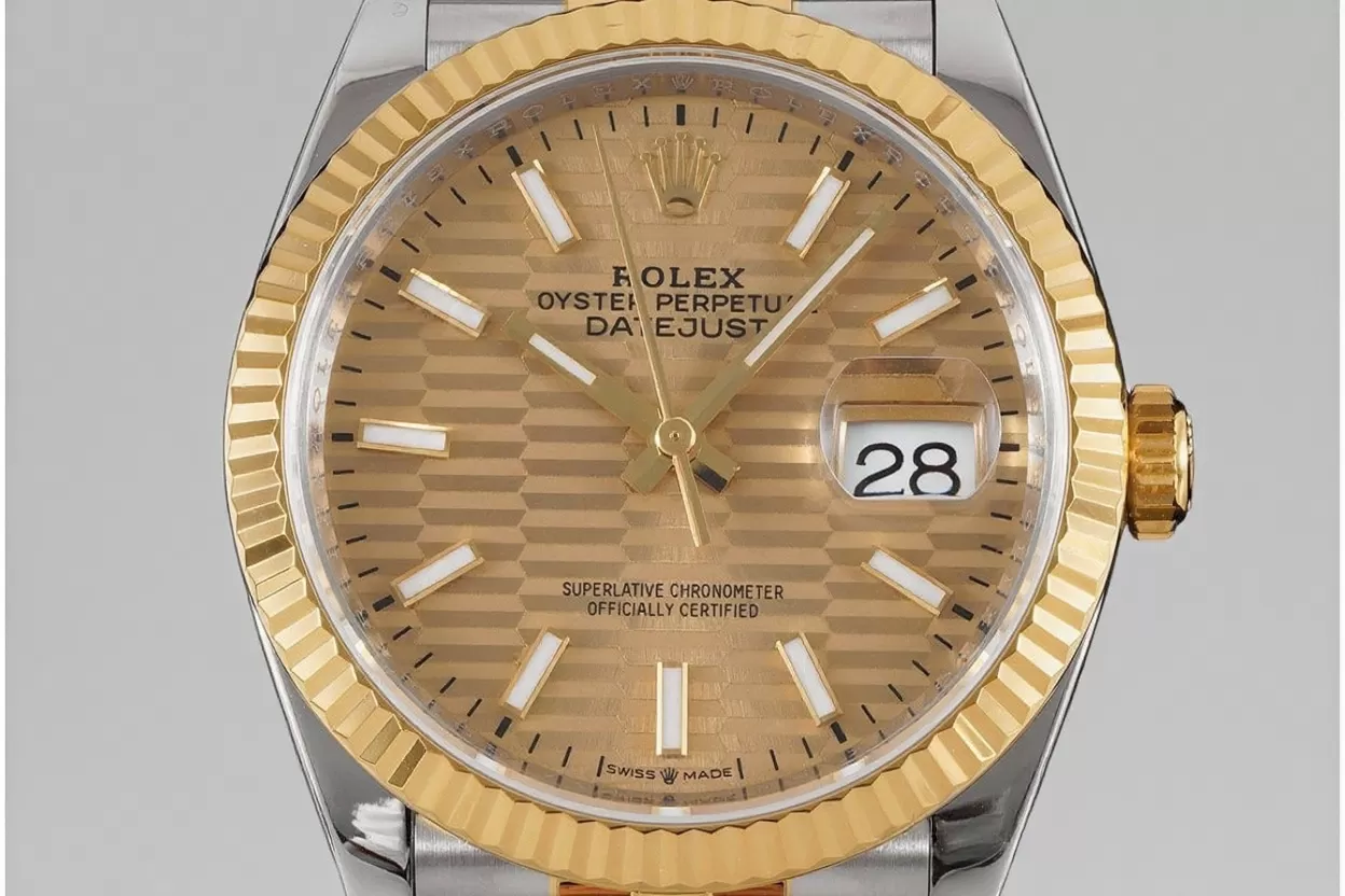 Datejust 126233 36mm Jub YG / SS Textured Gold / Stk VSF DD3235 - Image 2