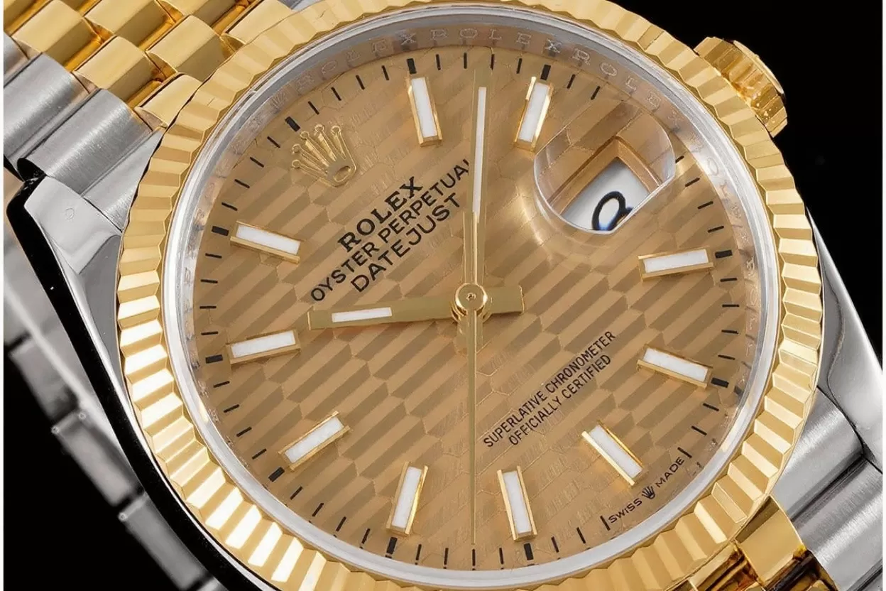 Datejust 126233 36mm Jub YG / SS Textured Gold / Stk VSF DD3235 - Image 3