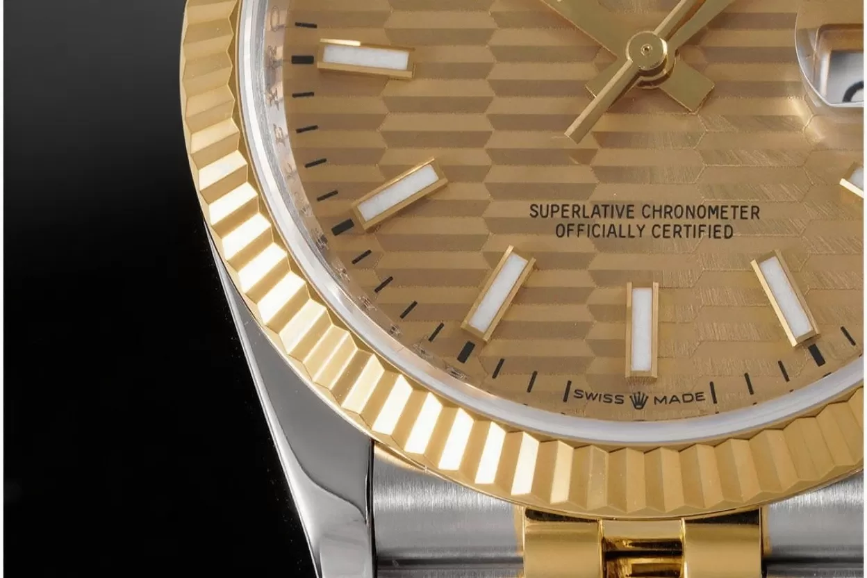 Datejust 126233 36mm Jub YG / SS Textured Gold / Stk VSF DD3235 - Image 4