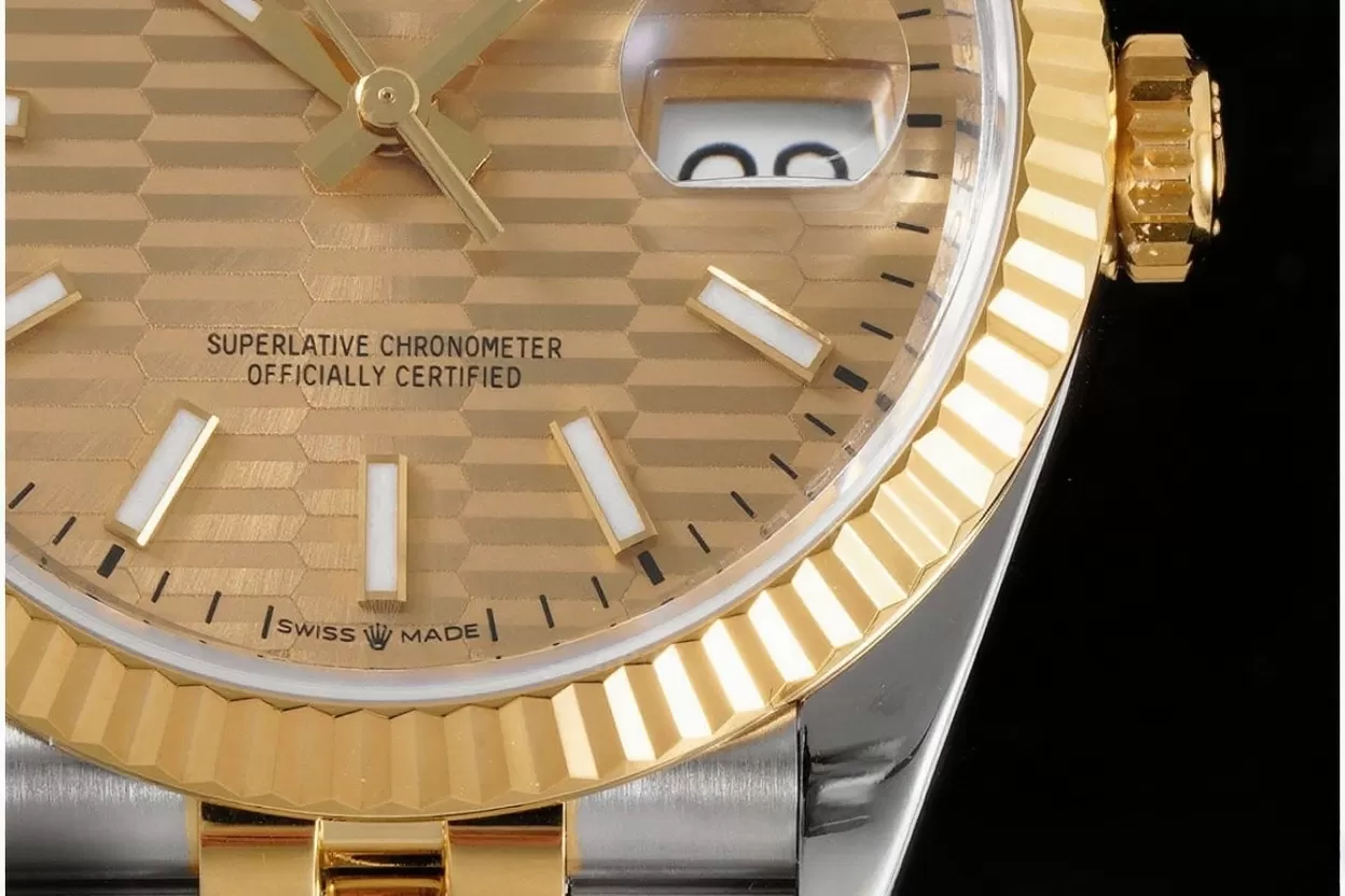 Datejust 126233 36mm Jub YG / SS Textured Gold / Stk VSF DD3235 - Image 5