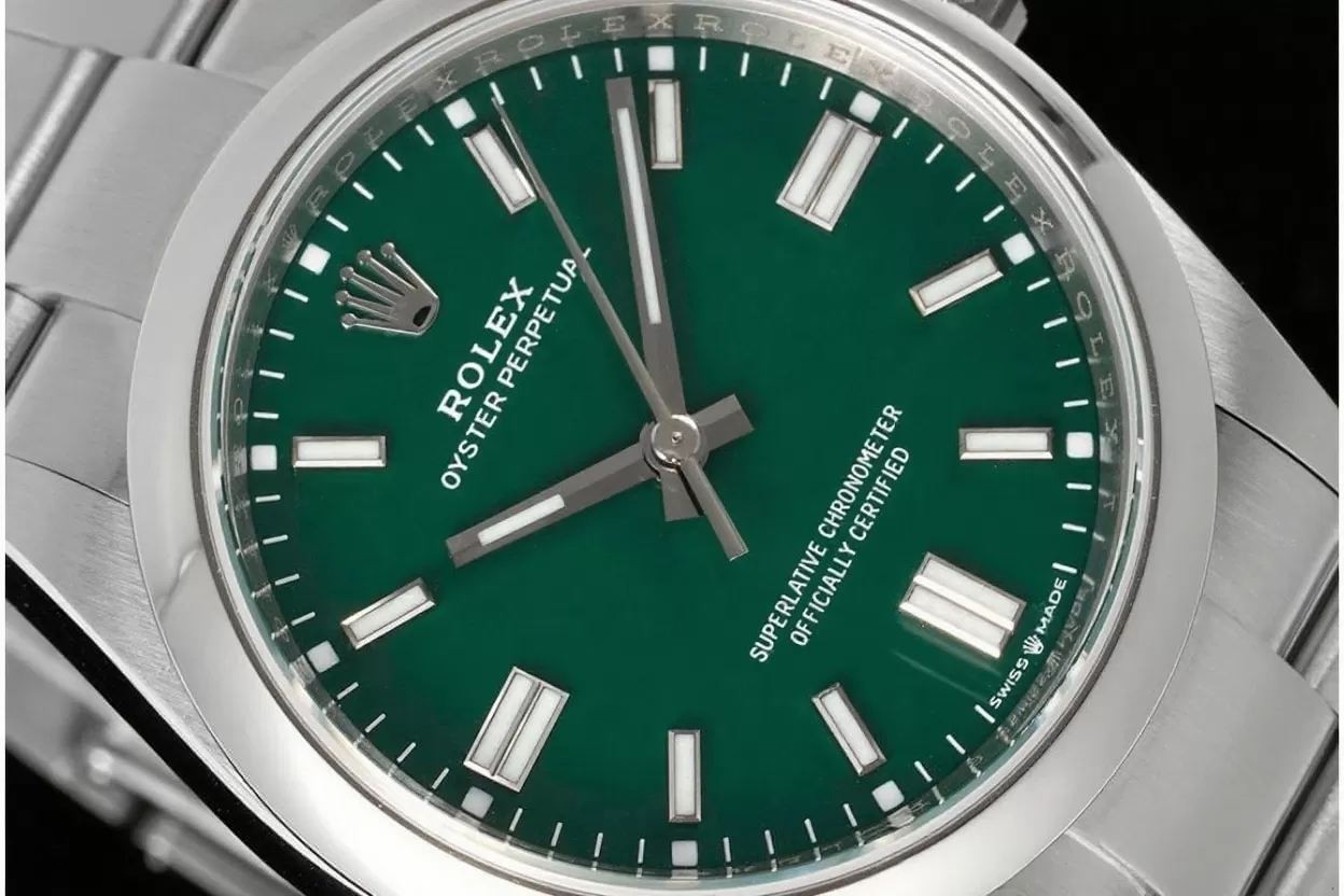 Oyster Perpetual 126000 36mm SS / SS Green / Stk VSF VS3230 Super Clone - Image 4