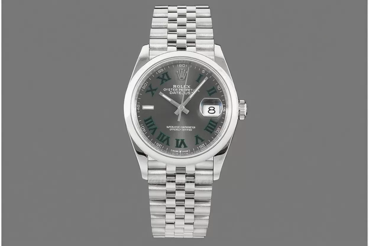 Datejust 126200 36mm Wimbledon Jub SS / SS Grey Dial VSF DD3235 - Image 2