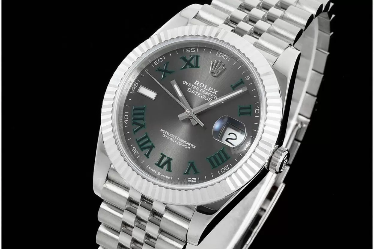 Datejust 126334 41mm Wimbledon Jub SS / SS Grey Dial VSF DD3235