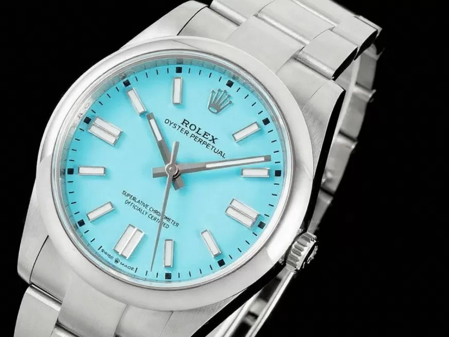 Oyster Perpetual 124300 41mm SS / SS Tiffany Blue Dial VSF VS3230