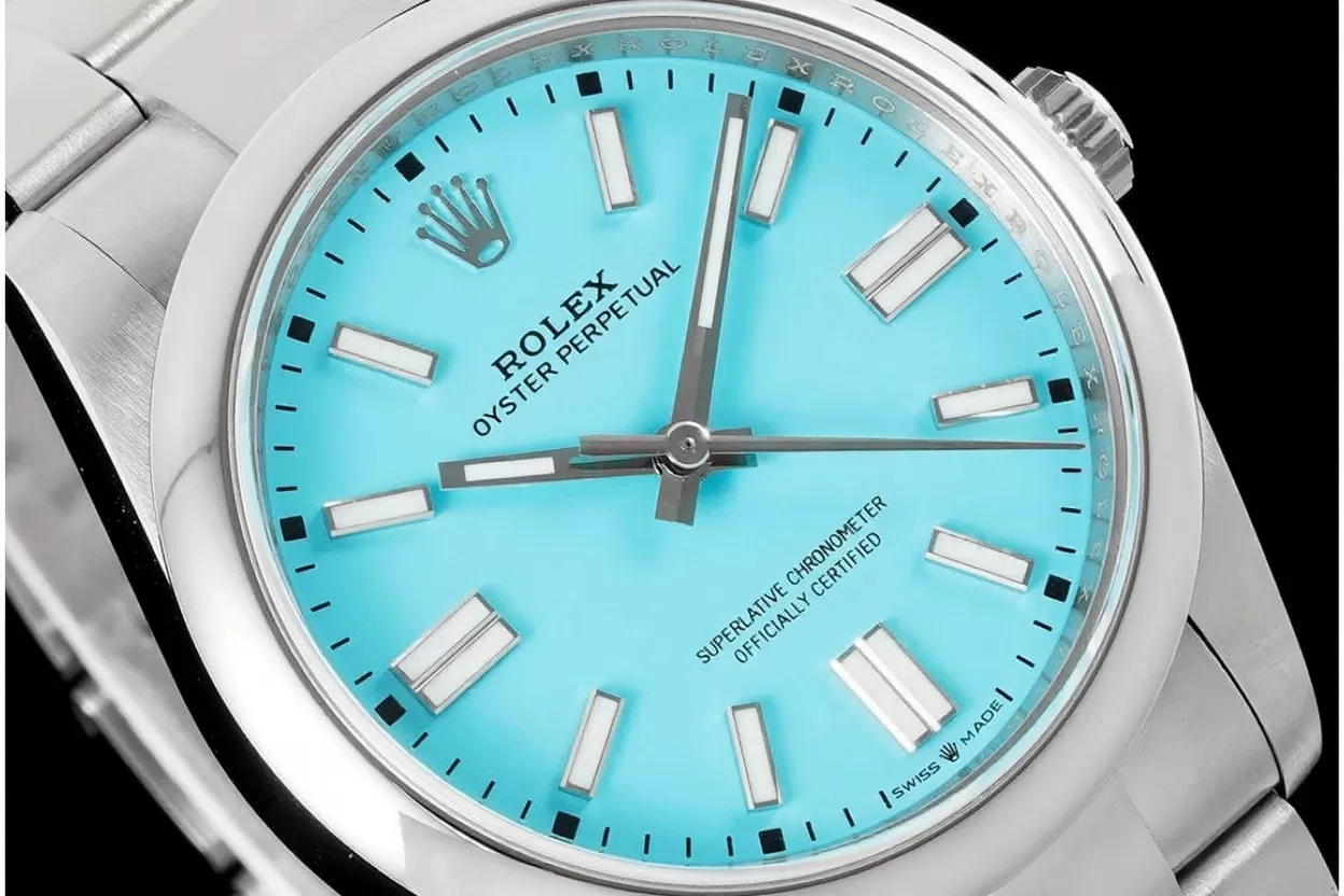 Oyster Perpetual 124300 41mm SS / SS Tiffany Blue Dial VSF VS3230 - Image 4