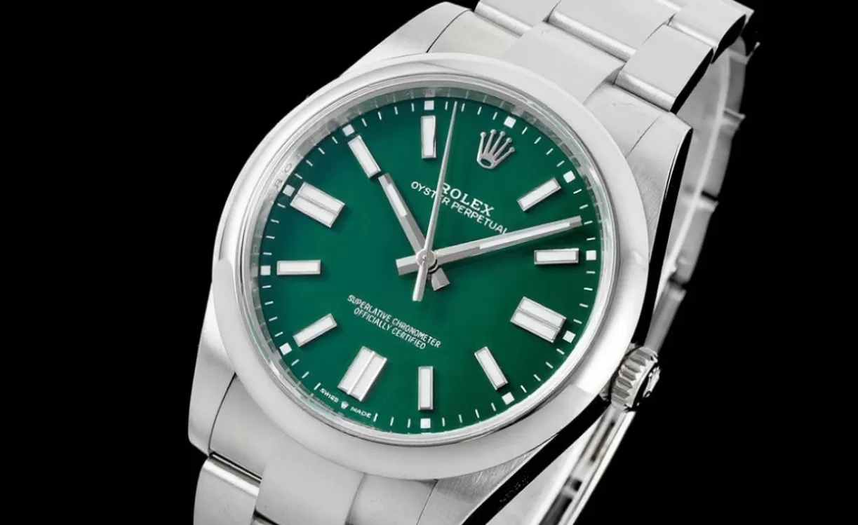 Oyster Perpetual 124300 41mm SS / SS Green Dial VSF VS3230