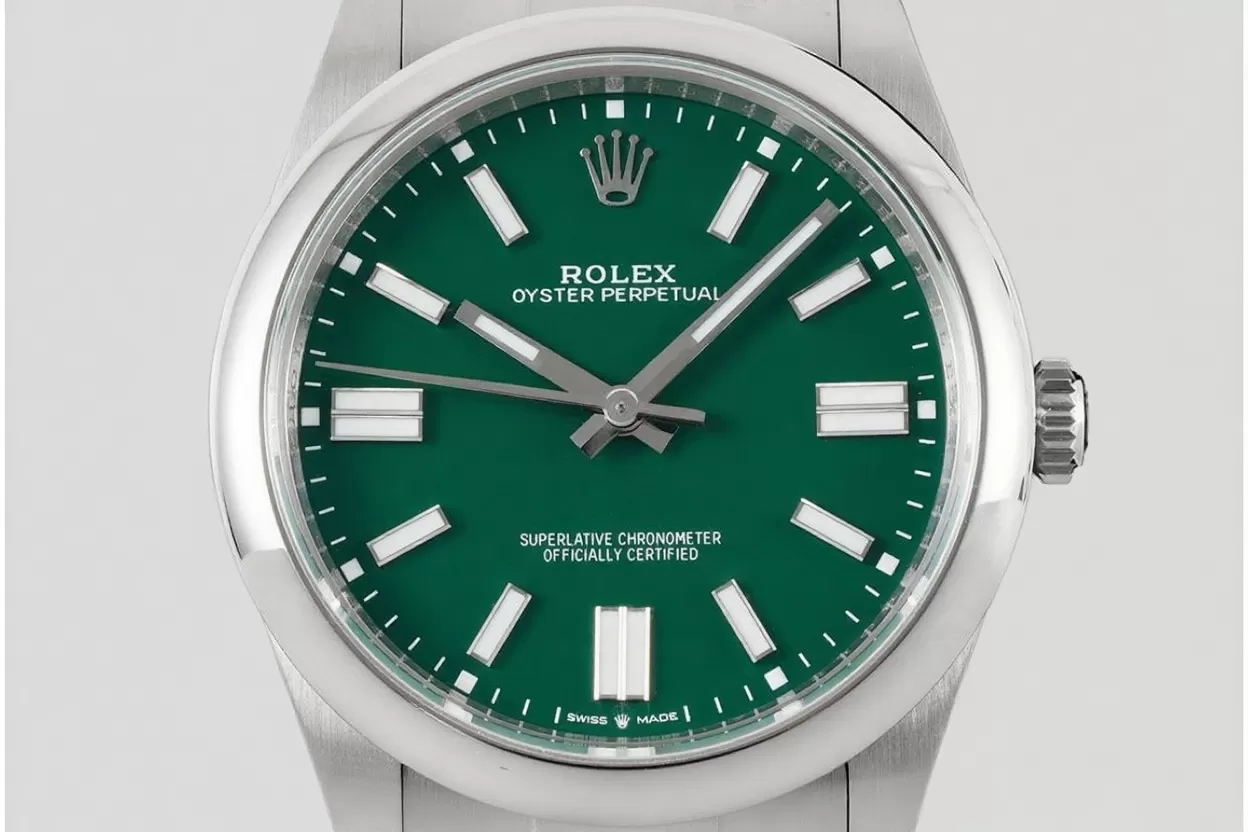 Oyster Perpetual 124300 41mm SS / SS Green Dial VSF VS3230 - Image 2