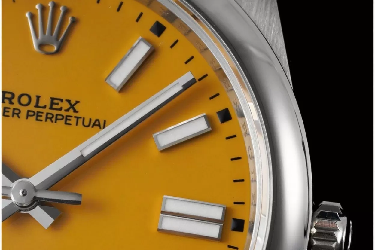 Oyster Perpetual 124300 41mm SS / SS Yellow Dial VSF VS3230 - Image 5