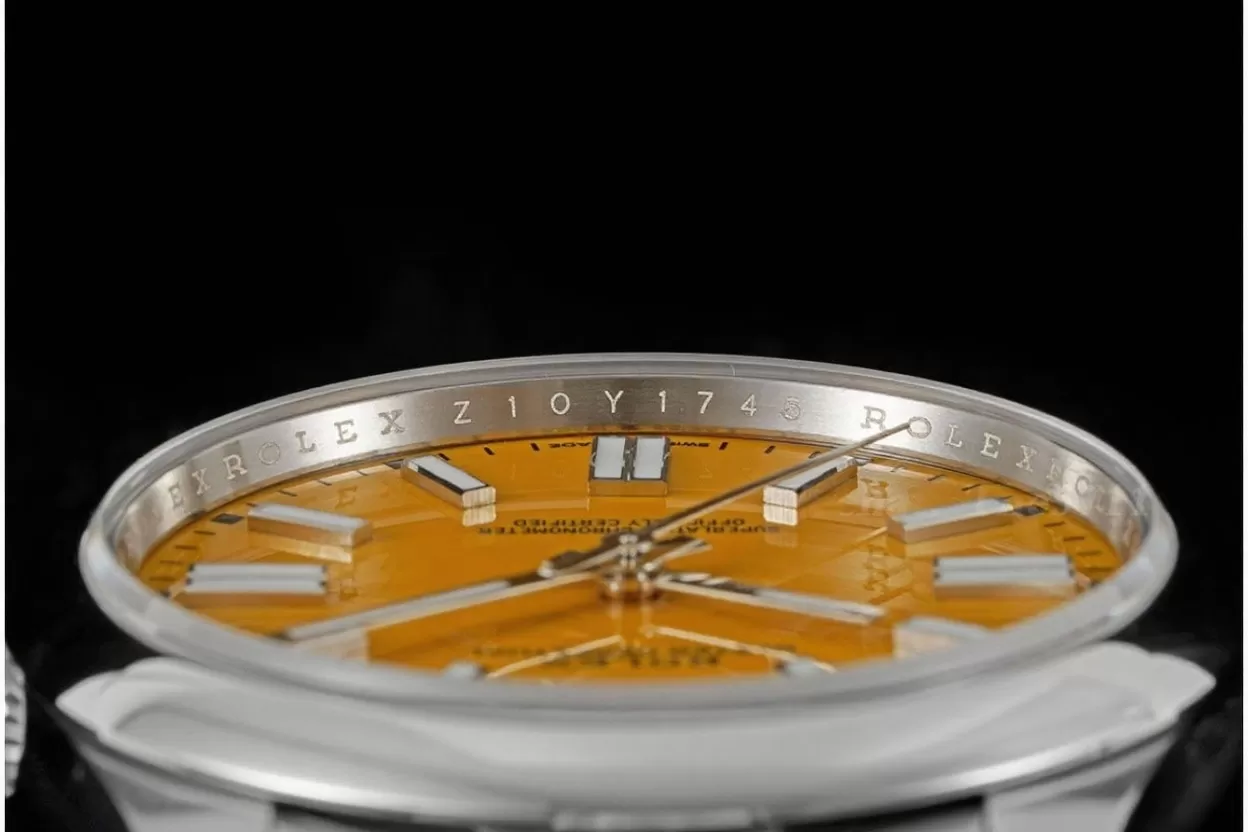 Oyster Perpetual 124300 41mm SS / SS Yellow Dial VSF VS3230 - Image 6