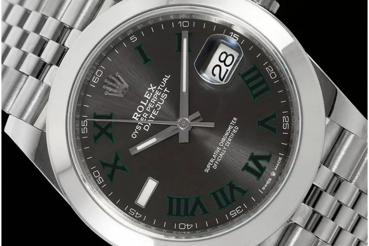 Datejust 126300 41mm Wimbledon Jub SS / SS Grey / Rmn VSF DD3235 - Image 3