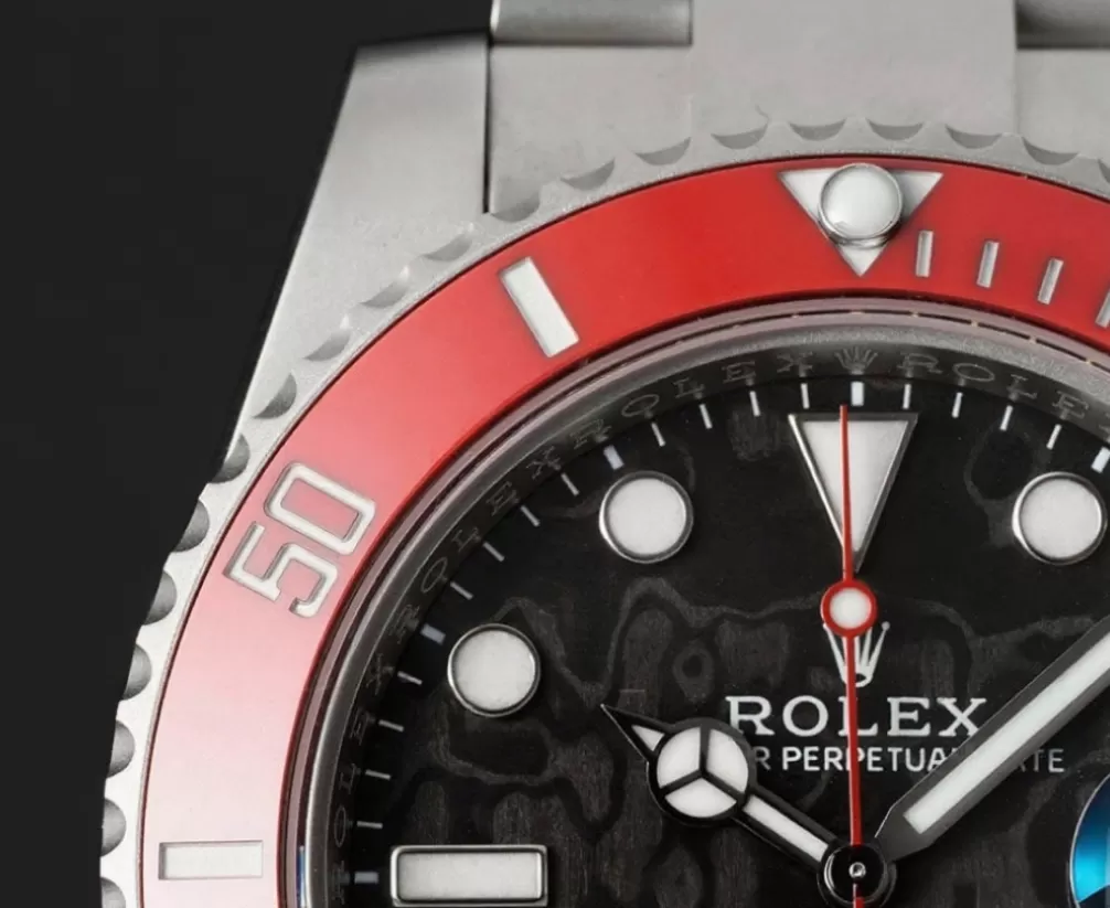 Submariner DIW 40mm Red SS / SS Carbon Dial VSF VS3135 - Image 5