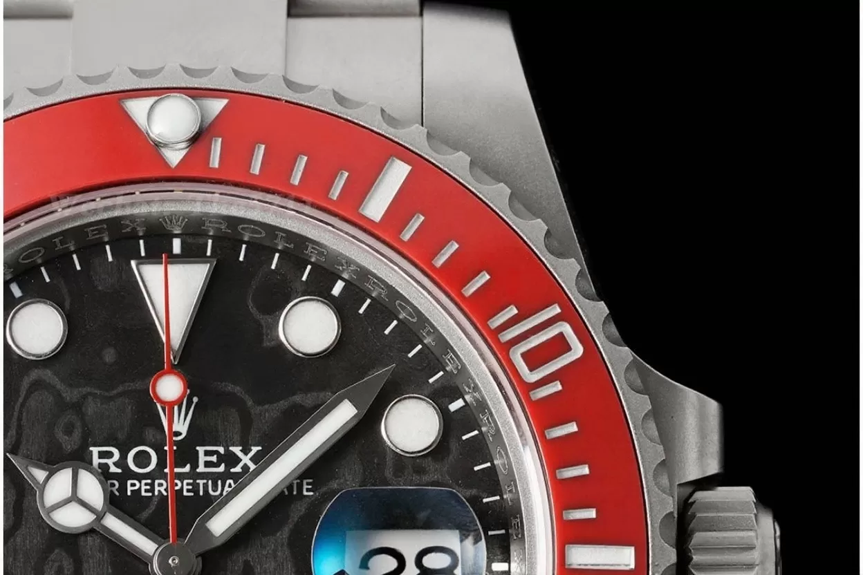 Submariner DIW 40mm Red SS / SS Carbon Dial VSF VS3135 - Image 6