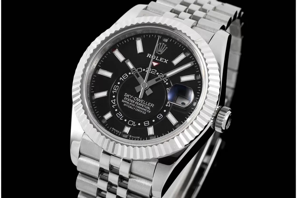 SkyDweller 326934 42mm SS / SS Black Dial ZF A2824