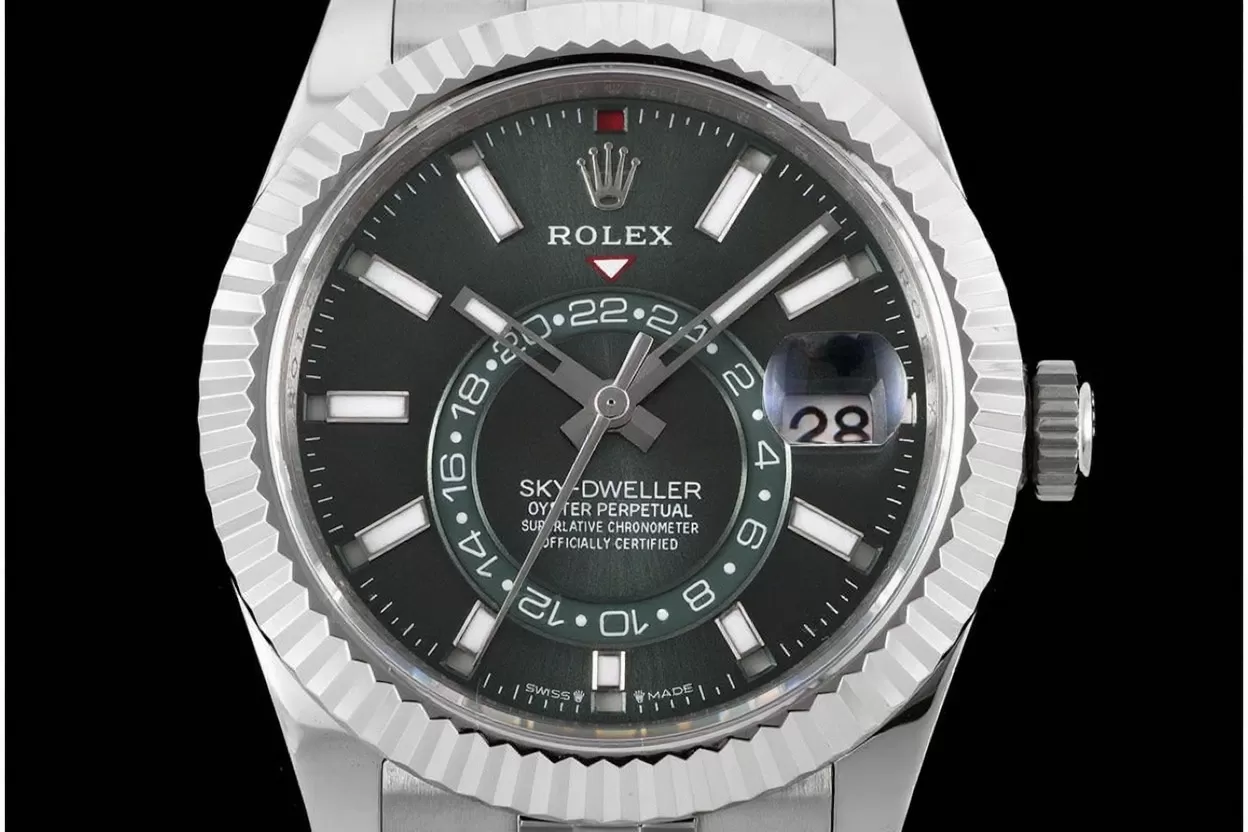 SkyDweller 326934 42mm SS / SS Green Dial ZF A2824 - Image 2