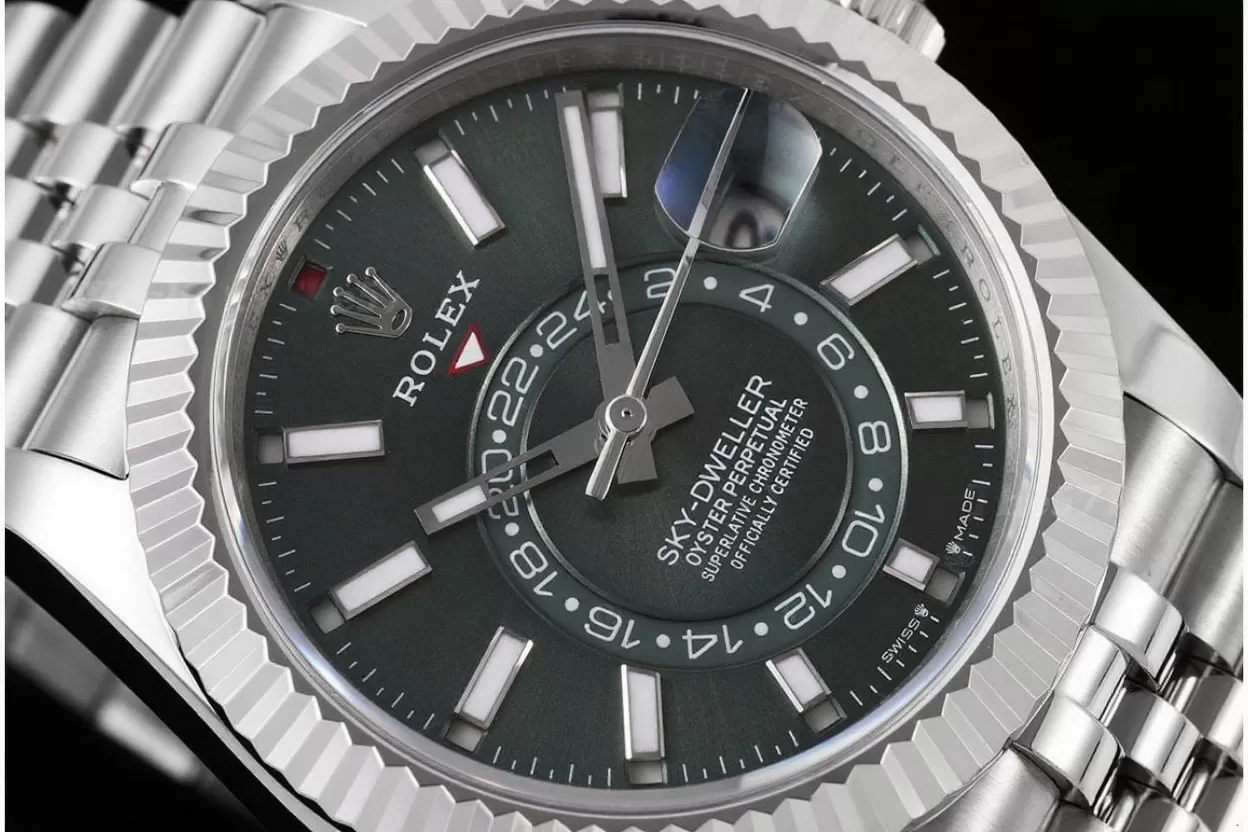 SkyDweller 326934 42mm SS / SS Green Dial ZF A2824 - Image 3