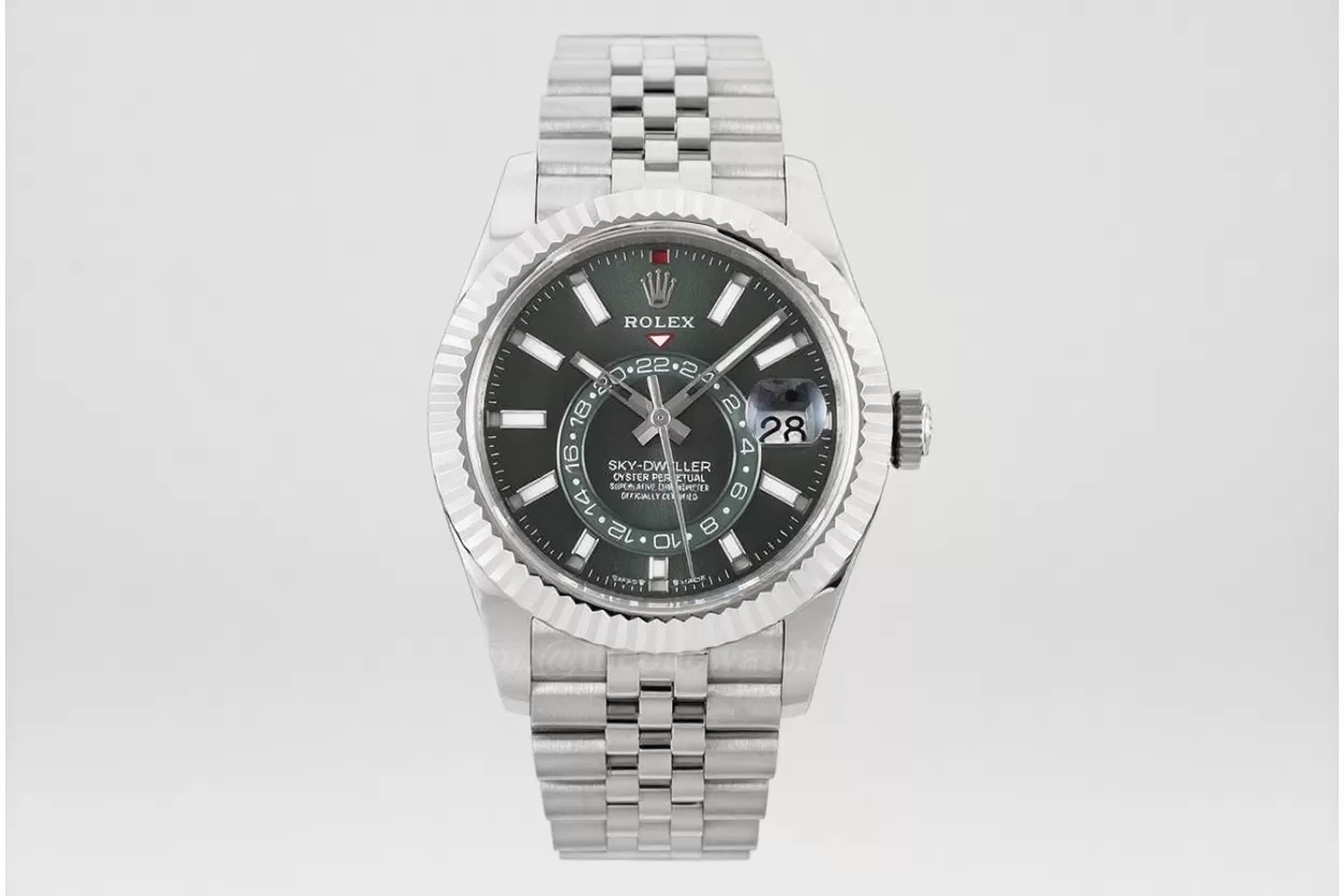 SkyDweller 326934 42mm SS / SS Green Dial ZF A2824 - Image 4