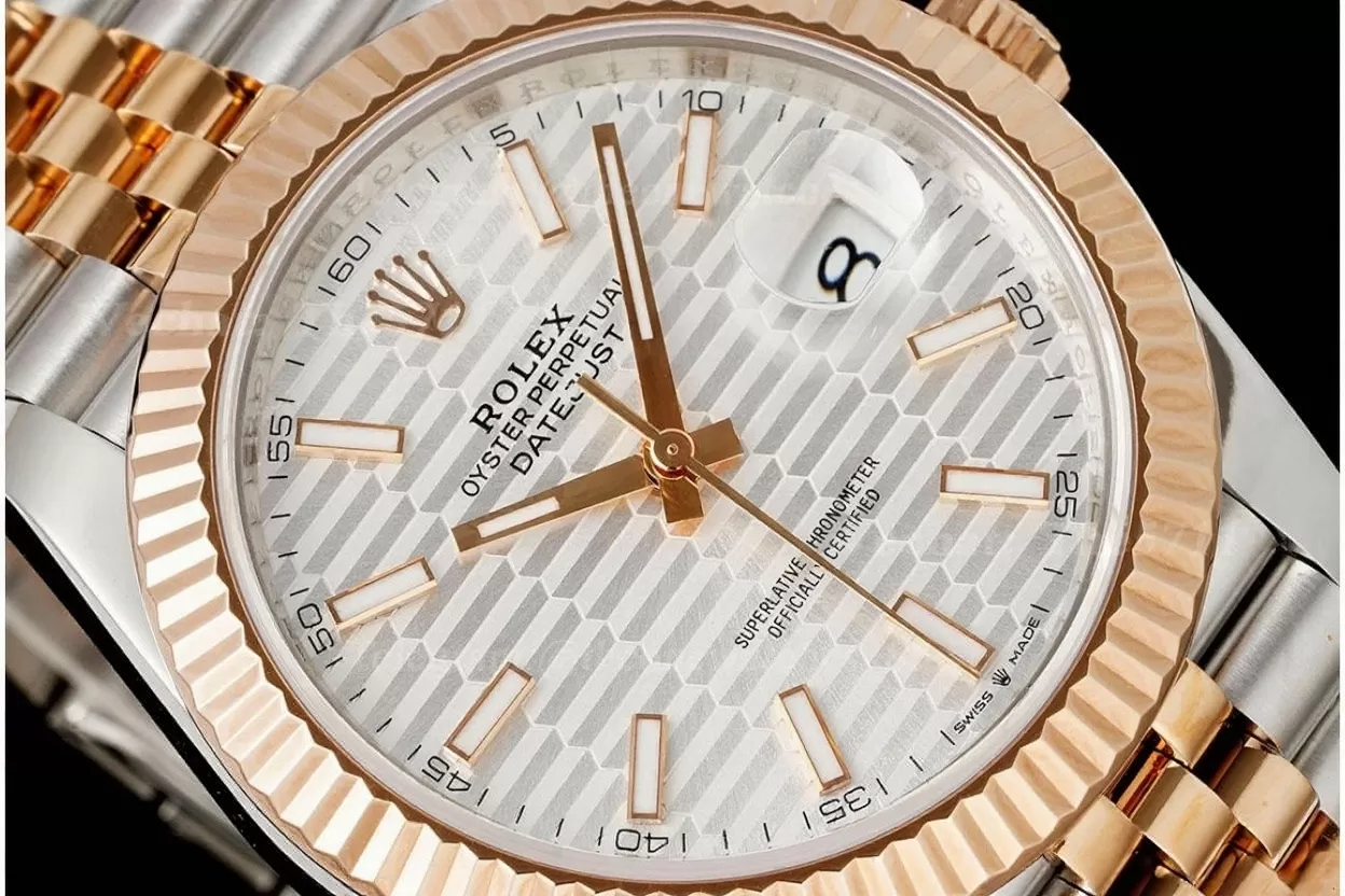 Datejust 126331 41mm Jub RG / SS Silver Textured Dial VSF DD3235 - Image 3
