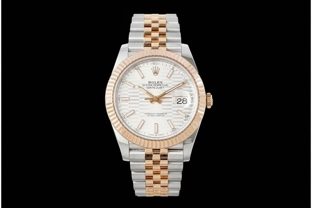 Datejust 126331 41mm Jub RG / SS Silver Textured Dial VSF DD3235 - Image 4