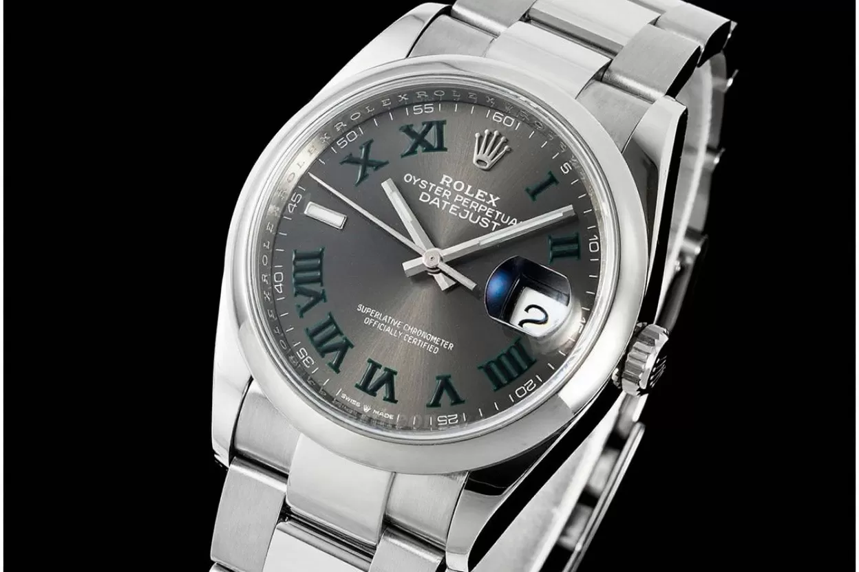 Datejust 126200 36mm Wimbledon Oys SS / SS Grey Dial VSF DD3235