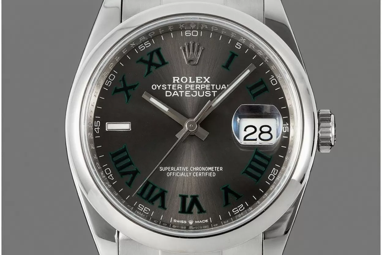 Datejust 126200 36mm Wimbledon Oys SS / SS Grey Dial VSF DD3235 - Image 2