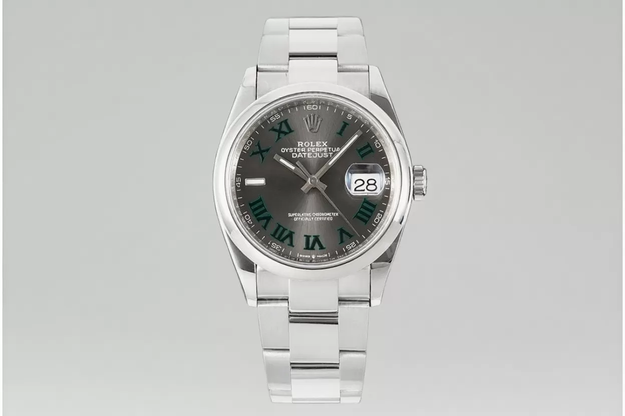 Datejust 126200 36mm Wimbledon Oys SS / SS Grey Dial VSF DD3235 - Image 4