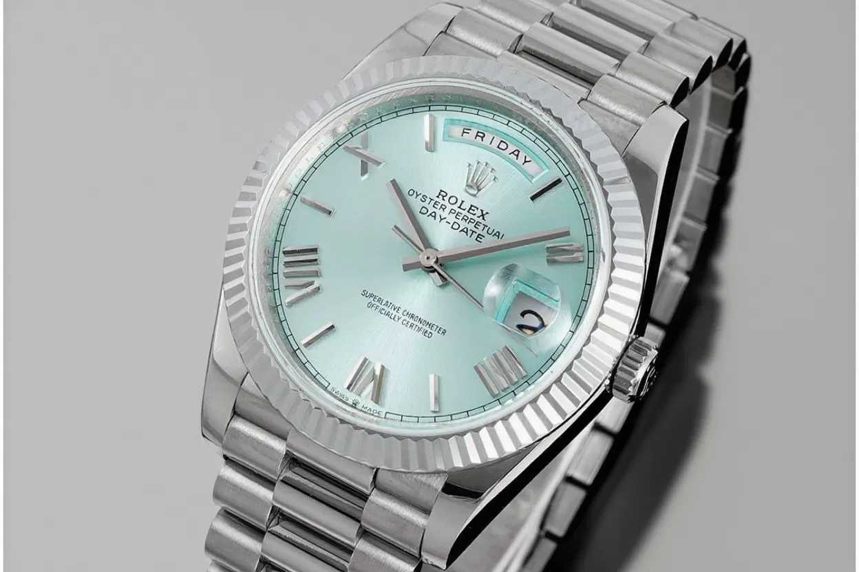 DayDate 228236 40mm SS / SS Ice Blue / Rmn JDF V4 VR3255 (Gain Weight)