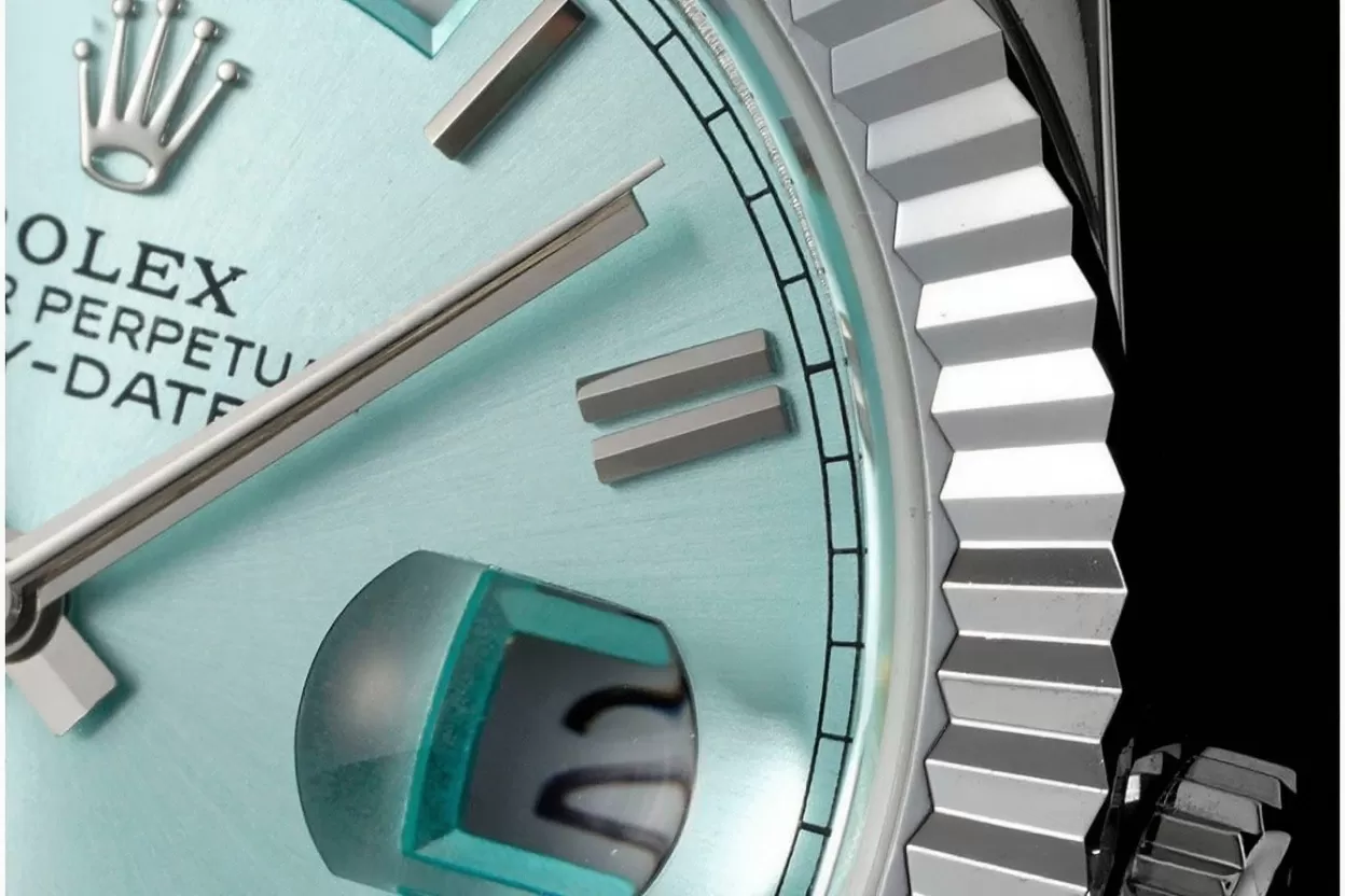 DayDate 228236 40mm SS / SS Ice Blue / Rmn JDF V4 VR3255 (Gain Weight) - Image 4