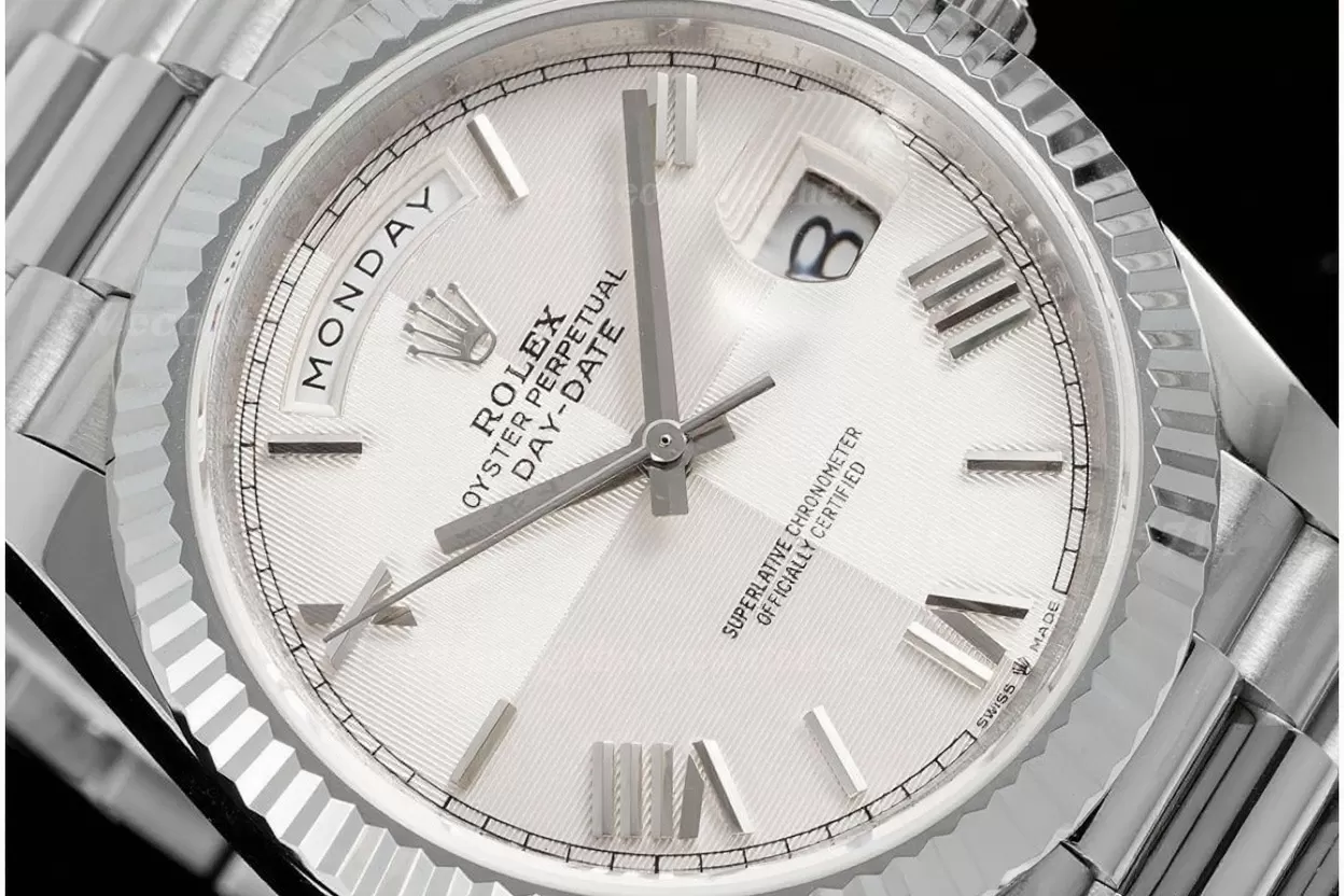 DayDate 228239 40mm SS / SS White / Grey JDF V4 VR3255 (Gain Weight) - Image 2
