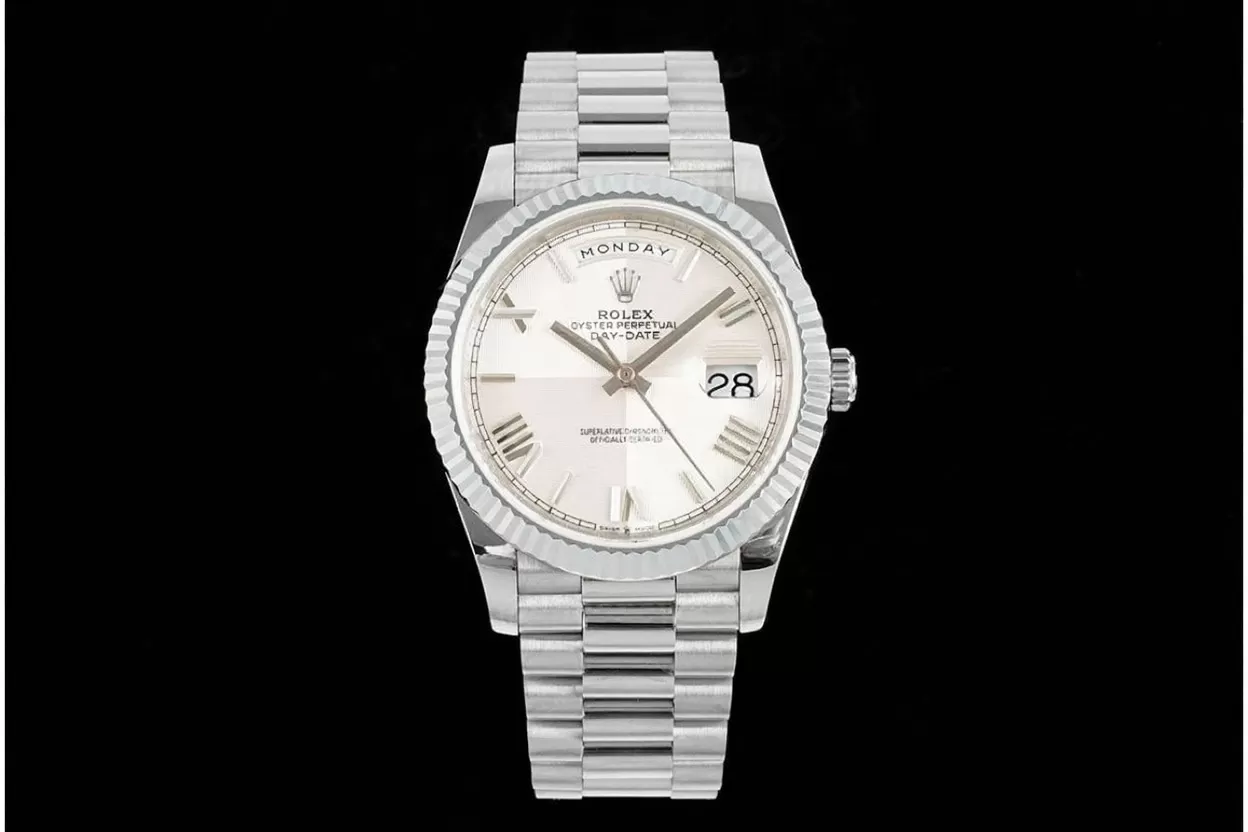 DayDate 228239 40mm SS / SS White / Grey JDF V4 VR3255 (Gain Weight) - Image 3