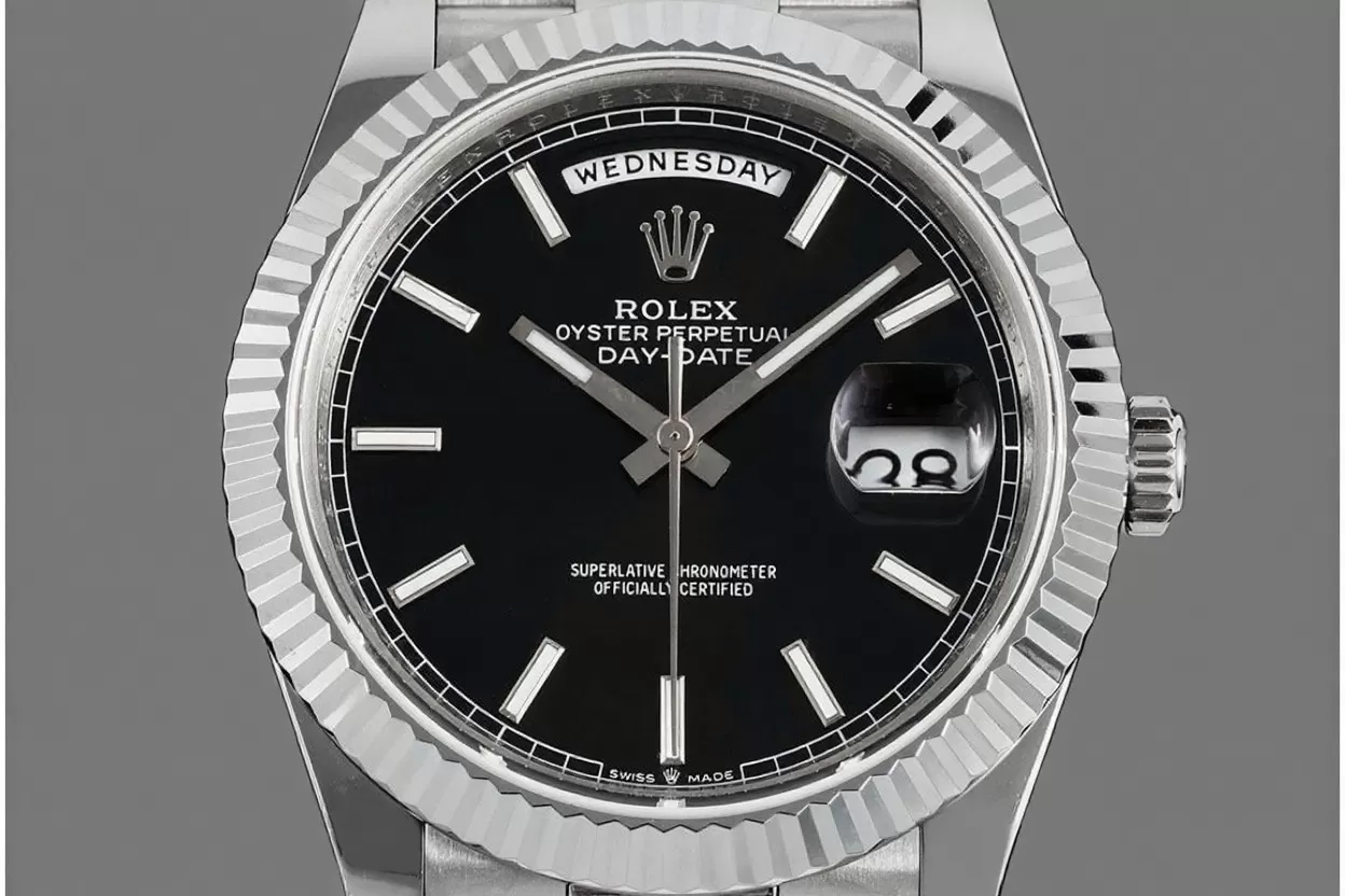 DayDate 228239 40mm SS / SS Black / Stk JDF V4 VR3255 (Gain Weight) - Image 2