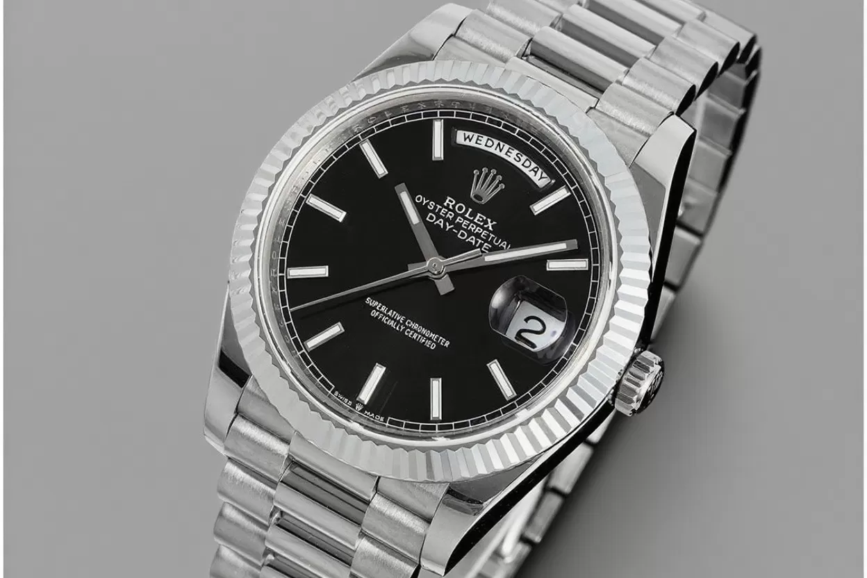 DayDate 228239 40mm SS / SS Black / Stk JDF V4 VR3255 (Gain Weight)